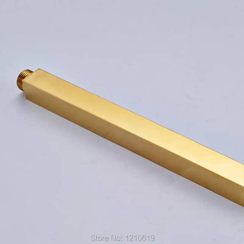 Новый Твердый латунный душевой рычаг для лейки Золотая полированная душевая