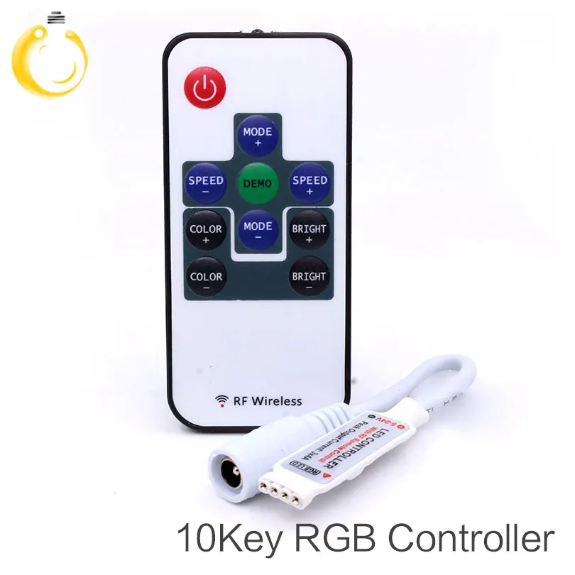 1 шт. контроллер RF RGB мини беспроводной светодиодный пульт дистанционного