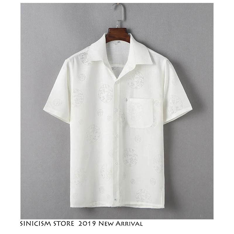 Sinicism Store мужские уличные рубашки Харадзюку Повседневная приталенная 2019 Мужская