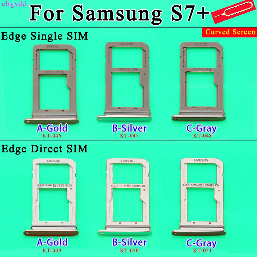 Cltgxdd серый/золотой/серебристый разъем для держателя sim карты Samsung Galaxy S7 edge G935 G935F