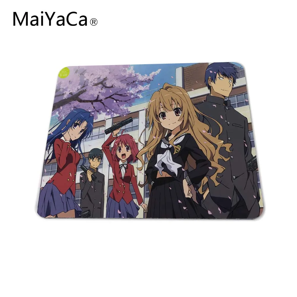 MaiYaCa taiga aisaka eating in toradora Новые поступления коврик для мыши Компьютерные коврики для мыши 18x22 см 20x25 см и 25x29 см