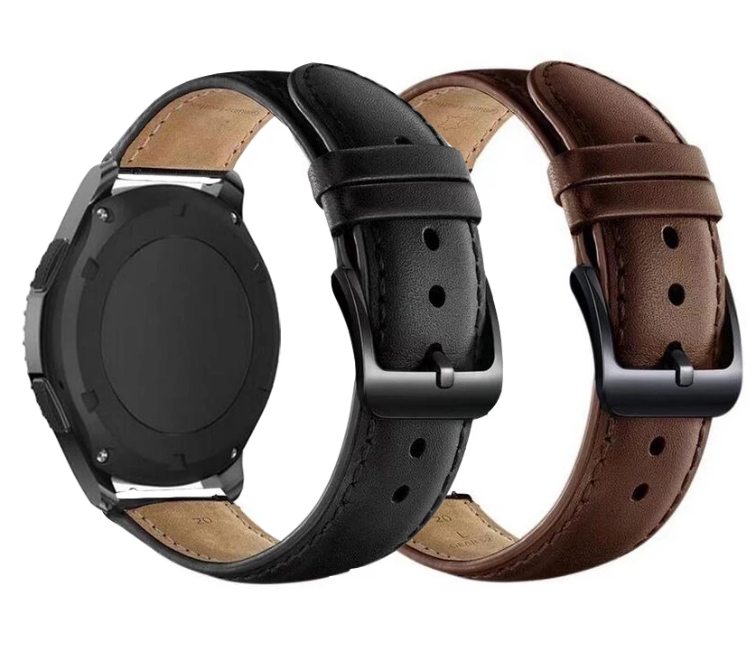 20 мм 22 ремешок для samsung Шестерни Спорт S2 S3 классический Frontier galaxy watch 42 46 группа huami