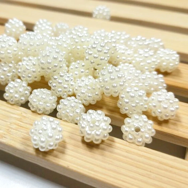 50/100 шт 9 мм Milkwhite ABS свободные бусины DIY ювелирные аксессуары | Дом и сад