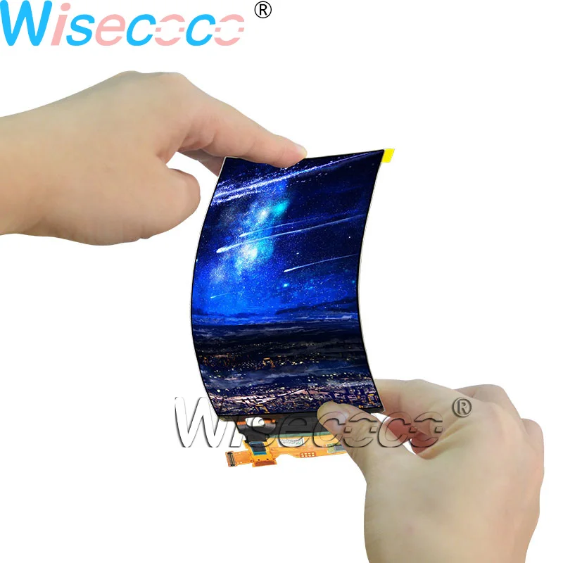 flexible oled Wisecoco 5,5 дюймовый гибкий OLED дисплей 16:9 1440*2560 2K QHD ips сгибаемый amoled экран MIPI 48 контактов - Цвет: flexible oled