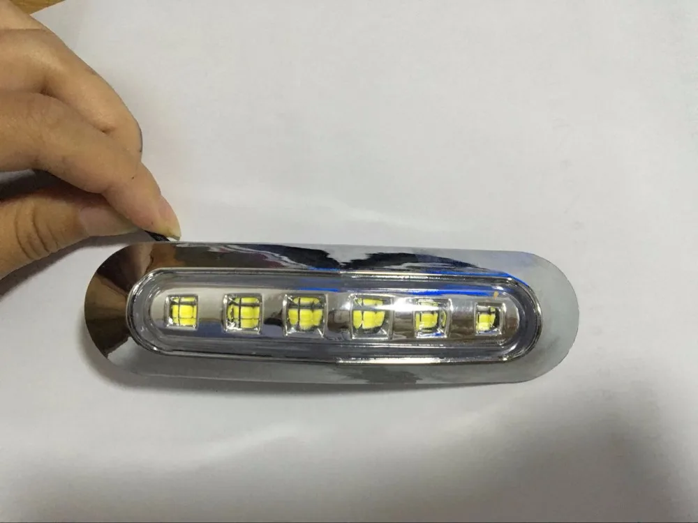 2x грузовик 6 светодиодный АДР боковые габаритные огни габаритный фонарь 12V 24V