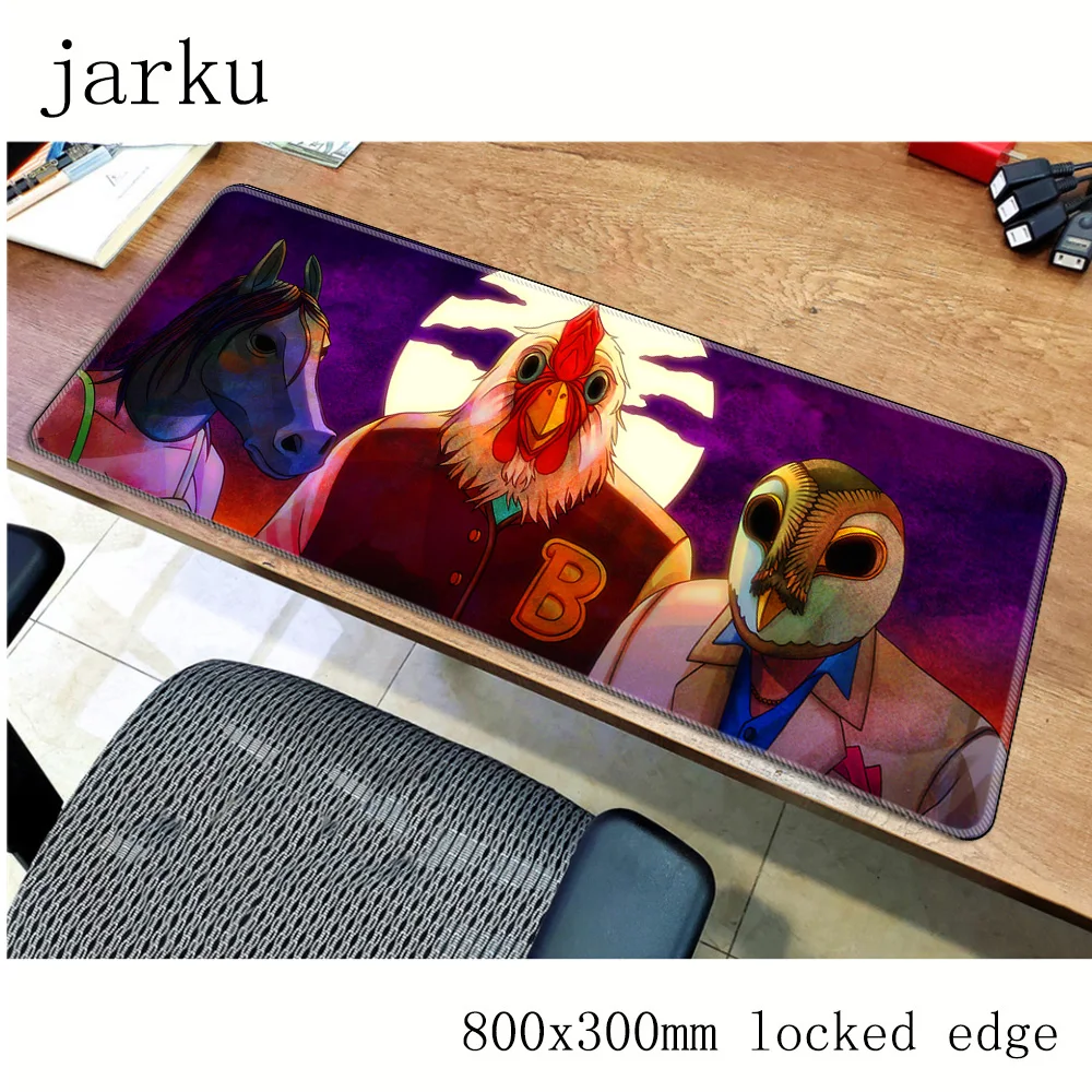 hotline miami mouse pad gamer 800x300mm notbook mat large gaming mousepad HD print PC desk padmouse |