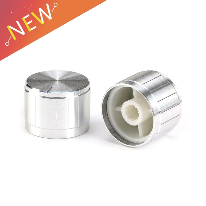 5 шт. регулятор громкости поворотные ручки Ручка потенциометра из алюминиевого