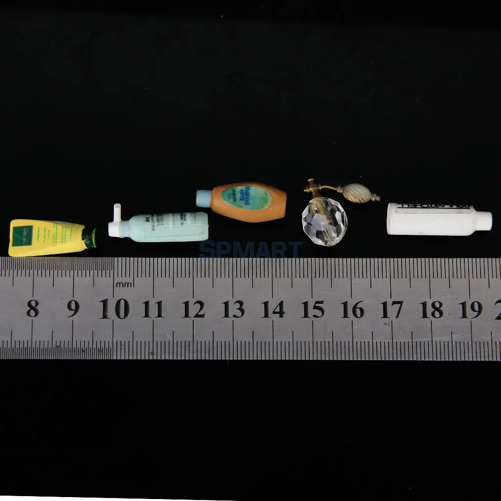 Мебель для кукольного домика SPMART набор геля ванной комнаты с шампунем в масштабе