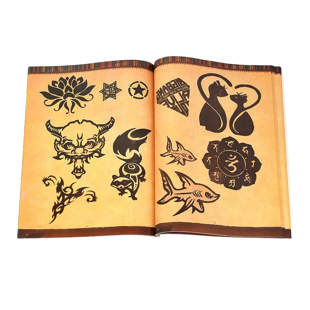 Коллекция татуировок книга с уникальным дизайном Женский объем IV Восточная