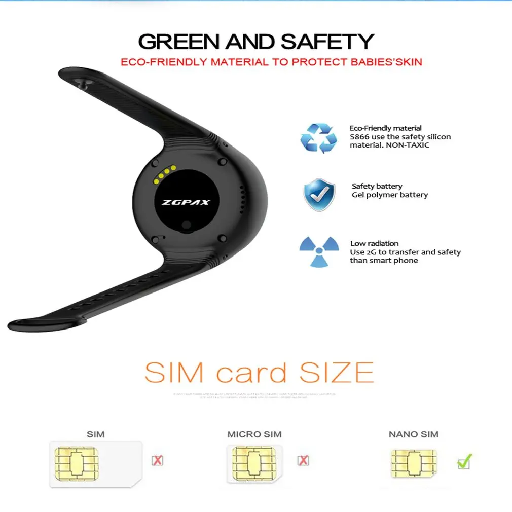 Gps LBS WiFi S668 Дети Смарт часы Rround экран SOS Поддержка SIM карты удаленный ребенок