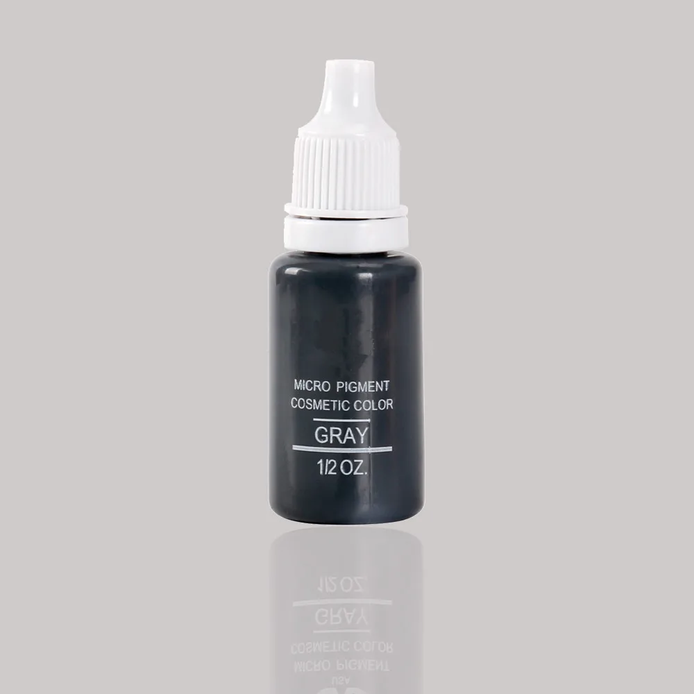 5 шт./лот OuXinLi JET BLACK baodeli краска Перманентный макияж Пигмент для бровей 15 мл (1/2