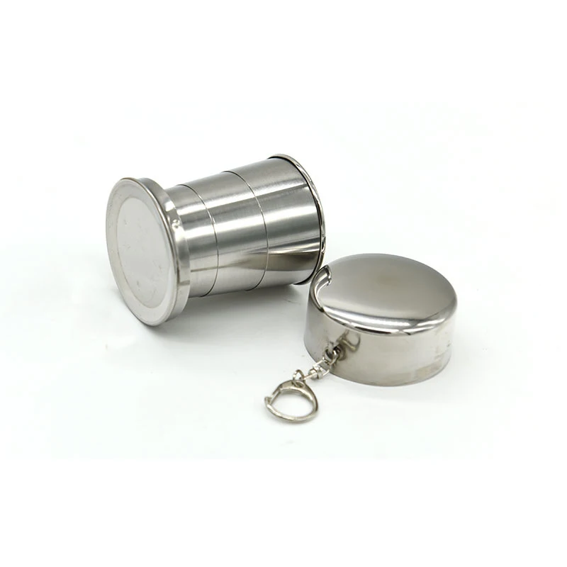 NOCCOL 140ml Stainless Steel Cup Portable Fold Wine Cups 2018 Simple Milk Tea Coffee And Mugs Wholesale Beer Mug Travel | Дом и сад