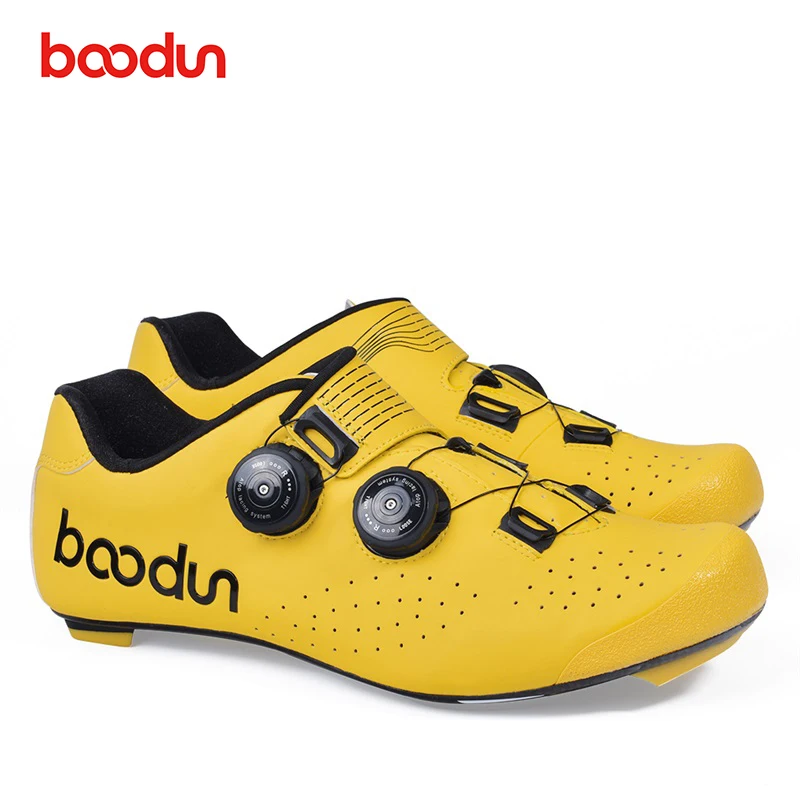 Мужская обувь для велоспорта Boodun Pro езды на велосипеде бега двойная Пряжка