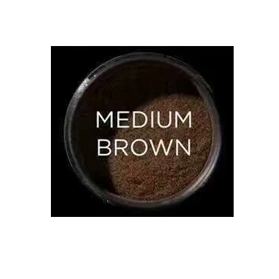 MEDIUM brown Протеин роста Кератиновое волокно волос порошок для стайлинга спрей аппликатор 27,5 г волосы Toppik волоконный краситель цвет человеческих волос наращивание ресниц - Цвет: MEDIUM brown