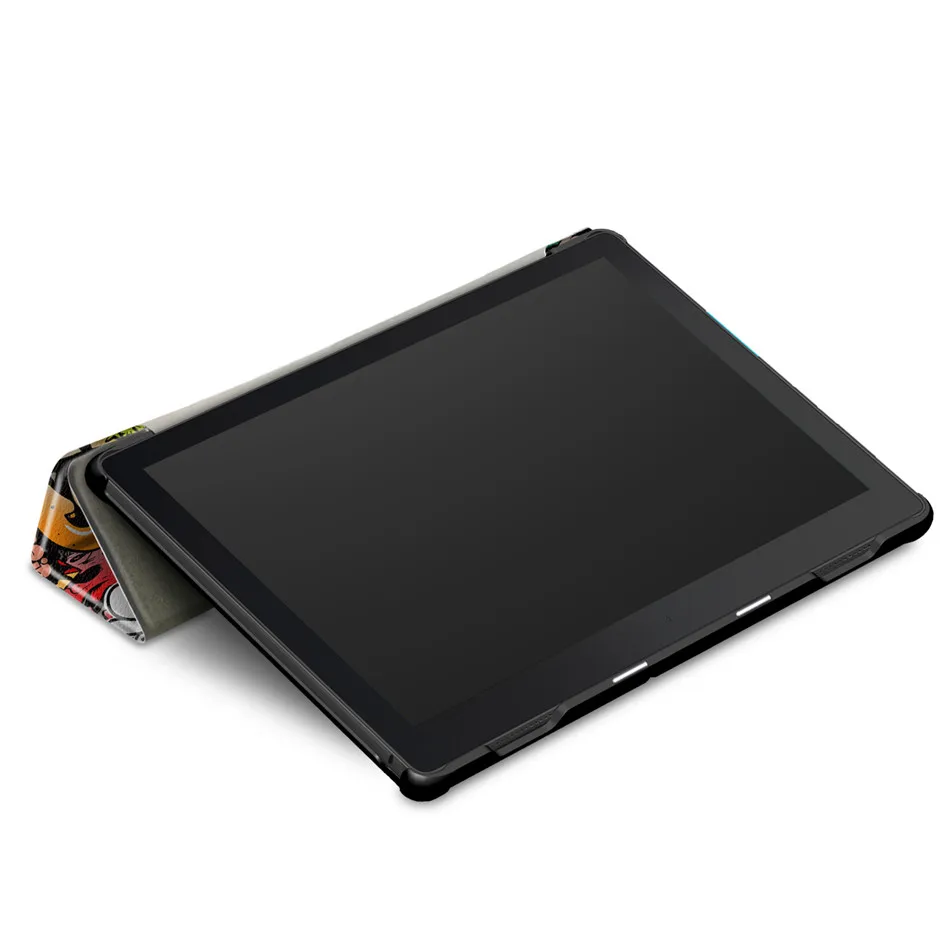 Чехол для Lenovo Tab E10 тонкий магнитный складной чехол чехол-подставка из