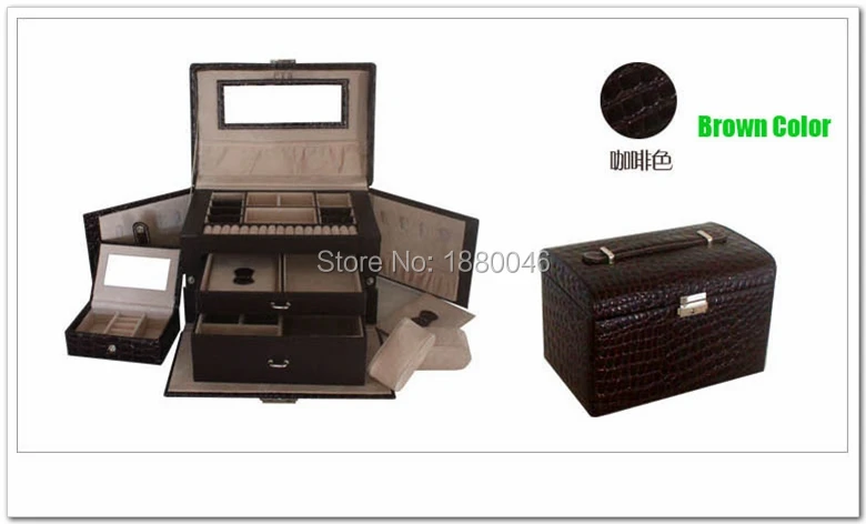 

24*16*16.5CM High-end jewelry box European princess jewelry box jewelry storage box cosmetic box birthday gift to send gifts