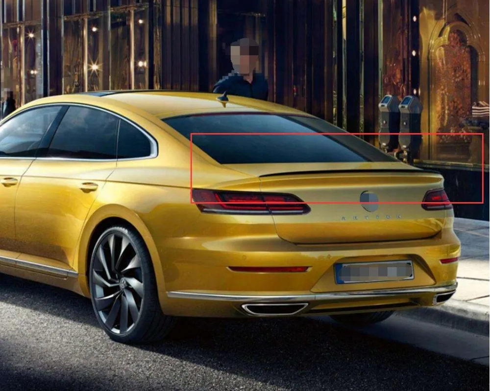 Спойлер для Volkswagen New CC 2018-2019 высококачественный спойлер из АБС-пластика заднего