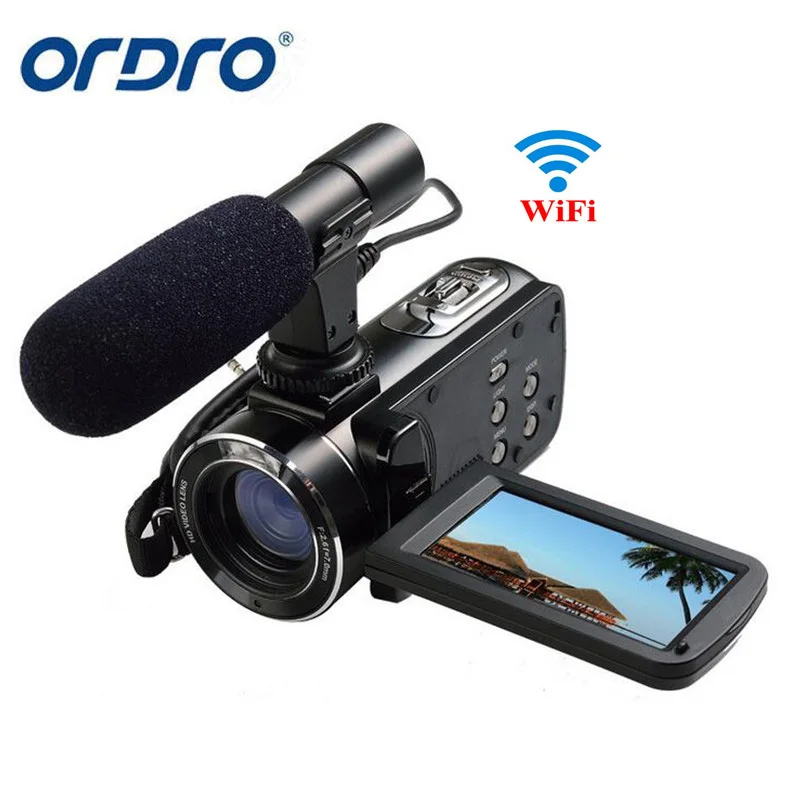 Ordro Z20 3 &quotсенсорный экран Экран цифровой Камера Full HD 1080P 24MP 16X зум видеокамера с