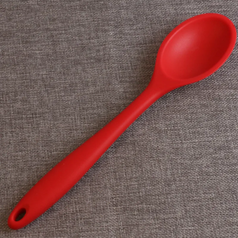 

Большая силиконовая посуда для выпечки, кухонные инструменты, антипригарная силиконовая резина с сердечником и ложкой