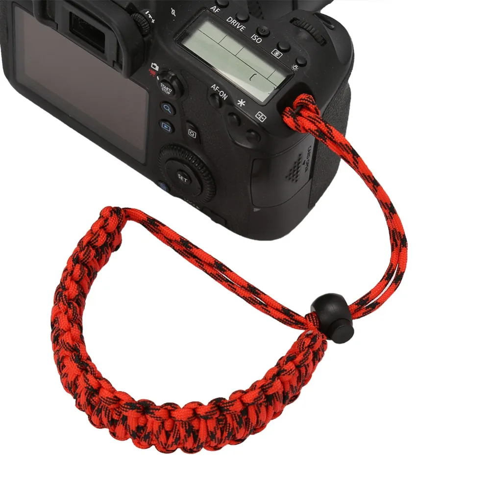 Универсальный Прочный наручный ремешок для цифровой камеры Плетеный Nikon Canon Sony