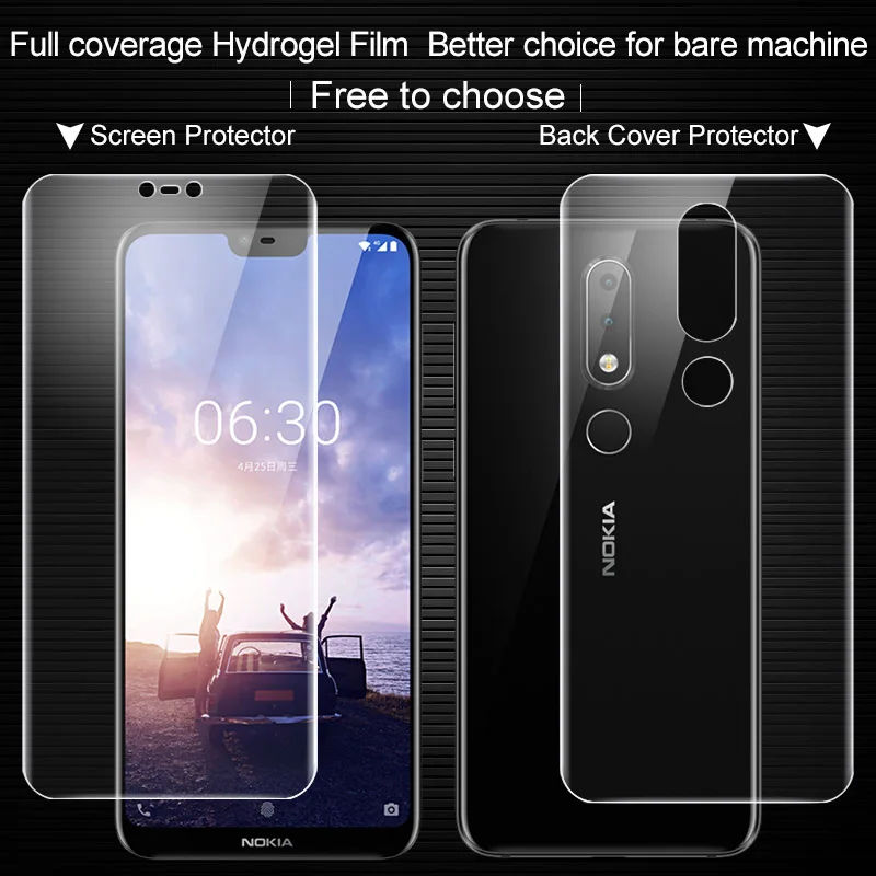Полное покрытие для Nokia X6 полноэкранная защита и задняя крышка Imak полноразмерная