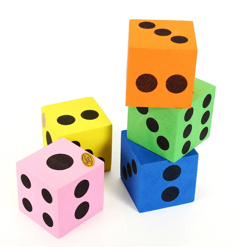 Горячая Распродажа 12 шт. 3 7 см EVA мягкие красочные большие кубики наполнитель для