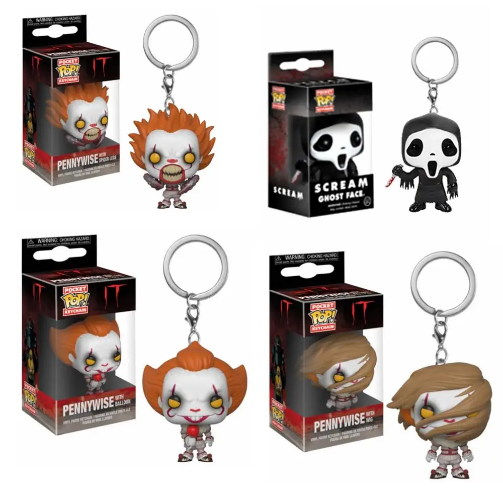 Funko POP брелок игрушки пеннивайз крик ПВХ экшн фигурка Коллекционная модель для