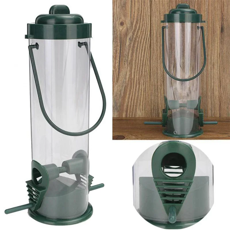 Пластиковая поилка для диких птиц 4 порта подвесные станции сада YU Home|Кормление