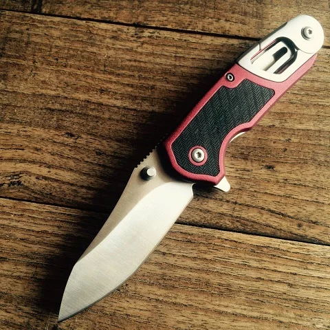 Красный DX-Grady Fung производитель OEM Kershaw 8200RD Funxion открытый DIY SpeedSafe складной нож ручной инструмент - Цвет: Красный
