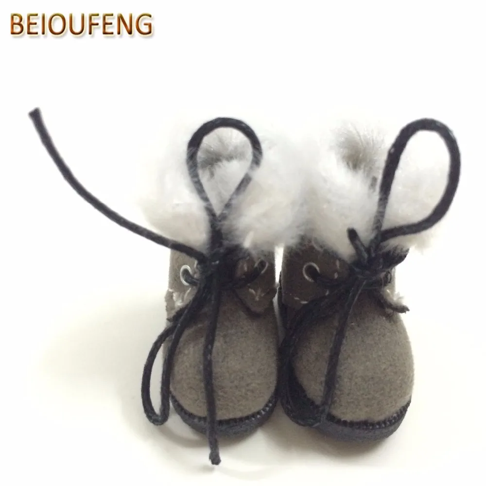 BEIOUFENG BJD кукольная обувь высокие сапоги для кукол, 3,2 см кроссовки для кукол, Повседневная парусиновая обувь для куклы Blythe, Подарочная игрушка 6 пара/лот
