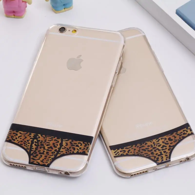 TPU Flag briefs Case for iphone 6 4.7&quot sexy Leopard Super man Soft silicone Phone cases Cover |