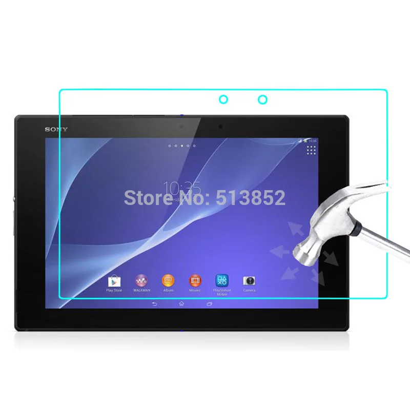 9 H закаленное стекло для Sony Xperia Z2 Tablet/10 1 дюймов защищают от царапин планшетный ПК
