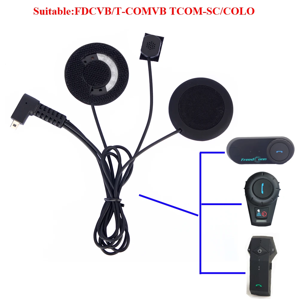 Мягкие Наушники с микрофоном подходит только для FDCVB T-COMVB TCOM-SC мотоциклетная