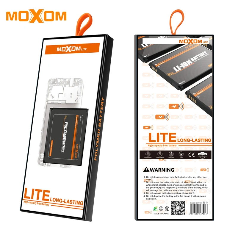 Аккумулятор MOXOM для телефона Samsung Galaxy J1 2016 J120 J120F J120A J120H J120T J120DS BJ120CBE 1700 мАч