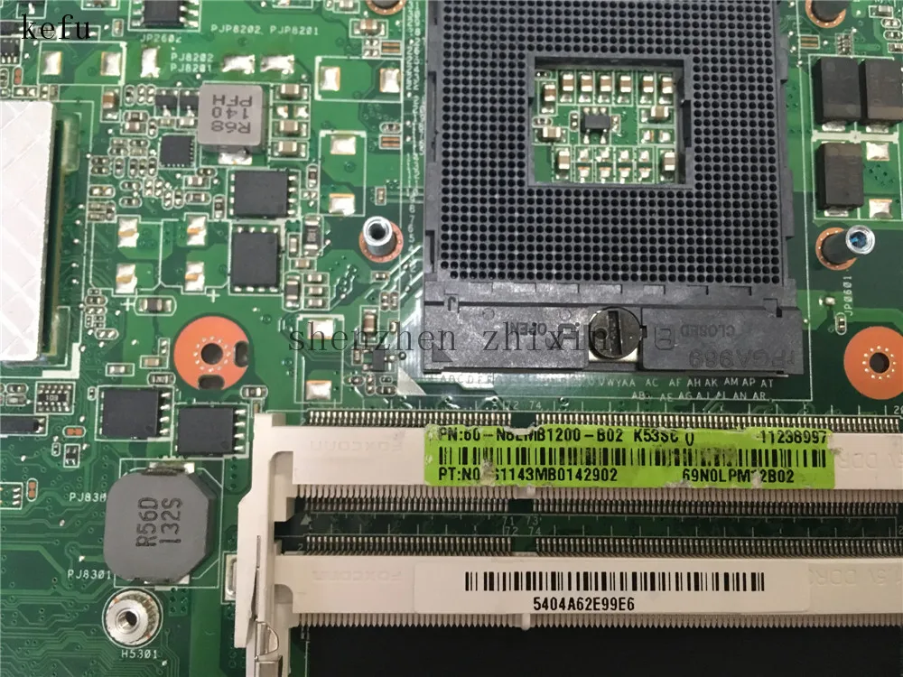 Для ASUS K53SV A53S K53SC K53SJ Материнская плата ноутбука DDR3 PGA989 REV2.1 3 0 1 HM65 GT520M 1G Тесты