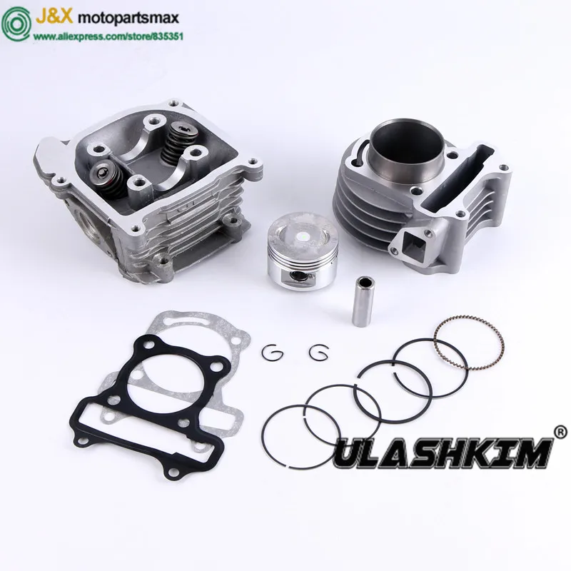 GY6 50 80 100 cc 137QMA QMB139 4T Комплект цилиндров головка A9 распределительные ролики