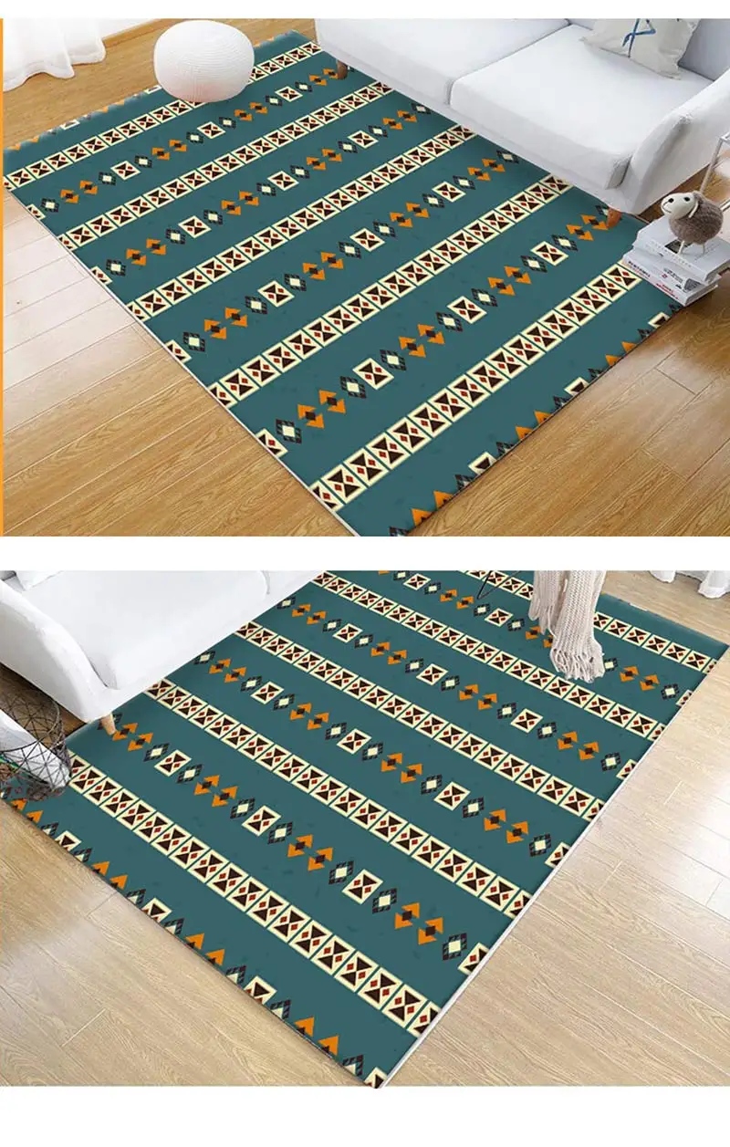 Megayouput простой геометрический ковер для дома абстрактный 80*160 см/120*160 см/140*200 см/160*230 см/200*300 см нескользящий коврик