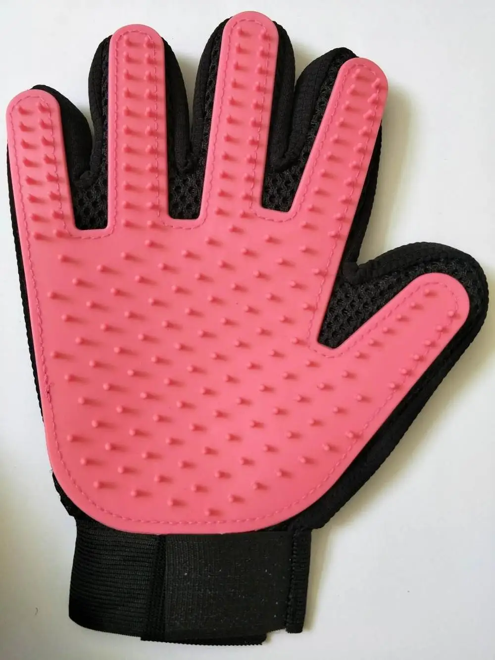 Pink Nicrew щетка для удаления волос для домашних животных кошачья мята щетка для шерсти животных перчатка для ухода за кошками Массажная поставка Чистящая перчатка для животных - Цвет: Pink