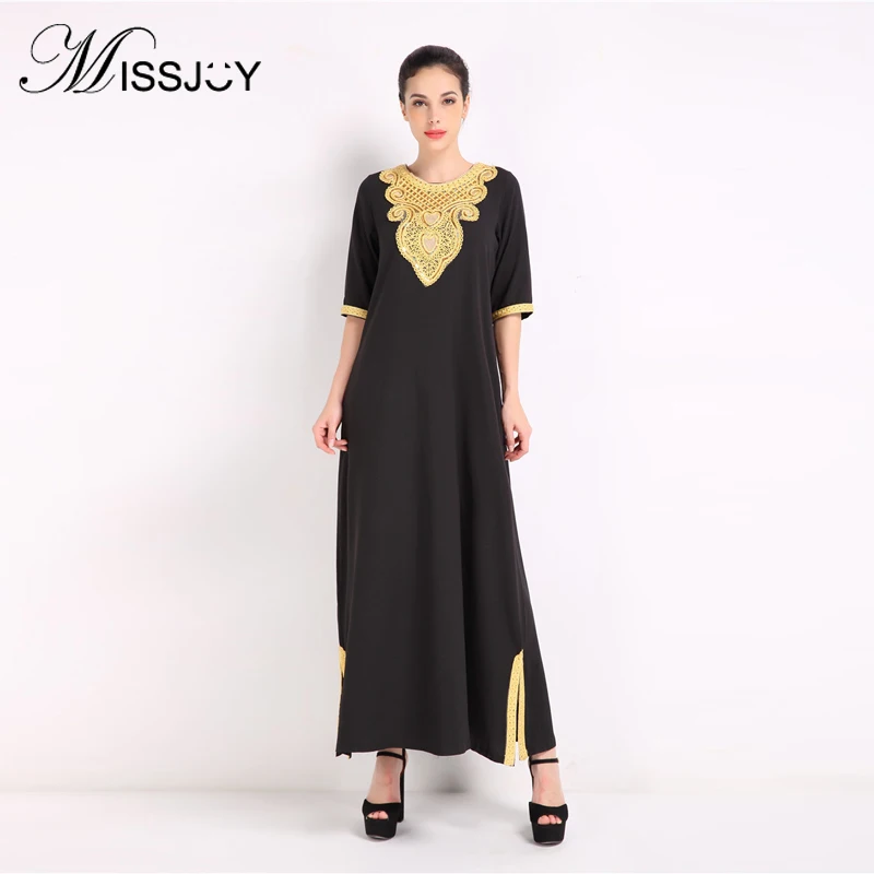 MISSJOY 2018 летнее однотонное платье для отдыха с цветочной вышивкой в стиле ретро