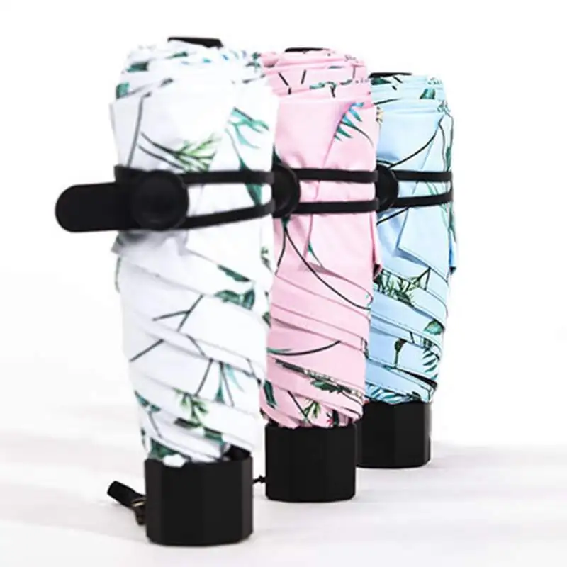 3/5 складной портативный Зонт двойного назначения для защиты от солнца и дождя