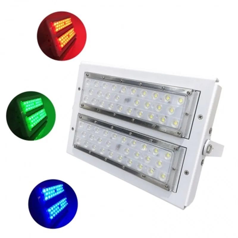 Дизайн DMX Системы RGB IP65 открытая игровая площадка 50 w 100 w 200 w 300 w 500 w светодиодный прожектор