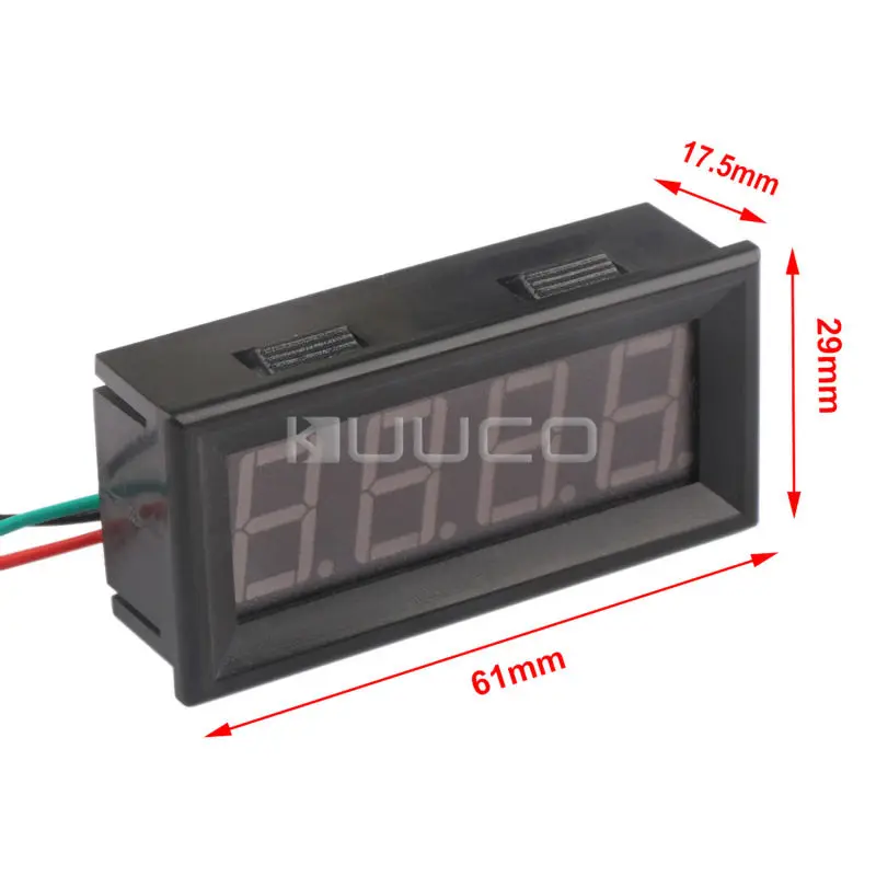 Мини цифровой Скорость ometer DC 7 ~ 30 В желтый светодиодный Дисплей 60 9999 об./мин.