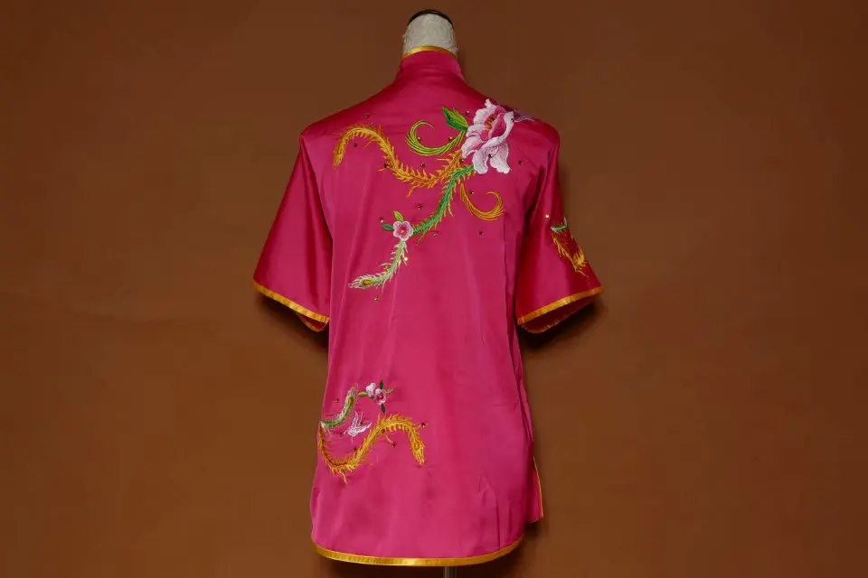 Wushu taichi одежда тайцзи changquan Униформа боевых искусств соревнование вышитая kungfu