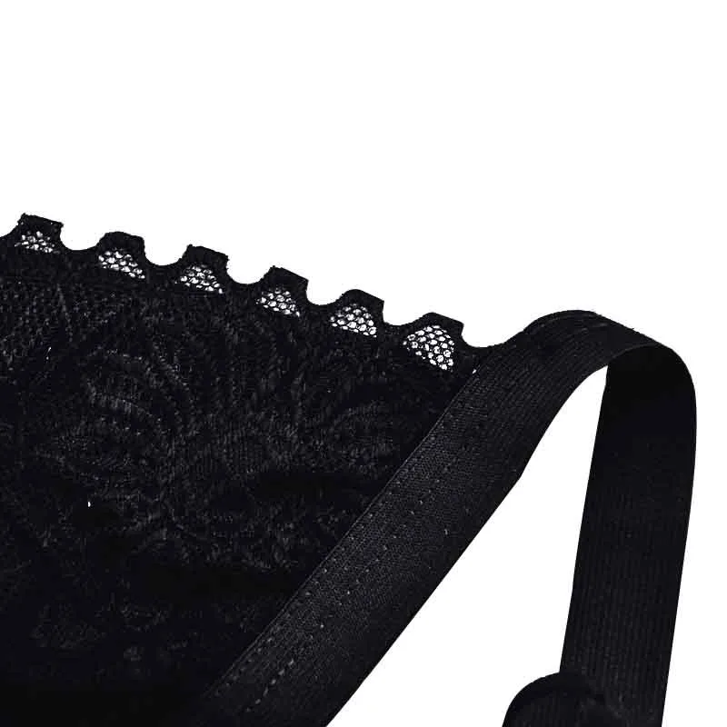 

Women Sheer Halter Top Sexy Lace Wire Bra Bralette Bustier Underwear Wireless Bras Cropped Strappy Brassiere bralett encaje