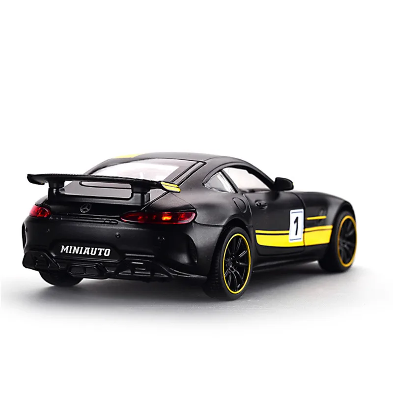 1:32 Mercedes-Benz AMG GT3 литая под давлением модель звук и светильник игрушка автомобиль