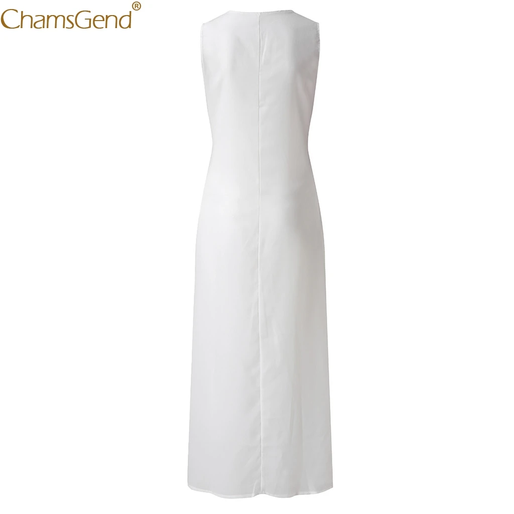 Повседневные пляжные платья без рукавов с v образным вырезом и цветами туники