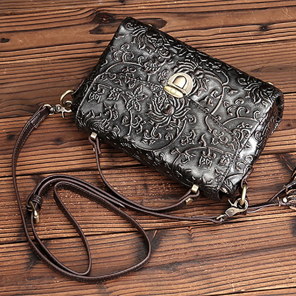 Новое поступление роскошная женская сумка из натуральной тисненой кожи