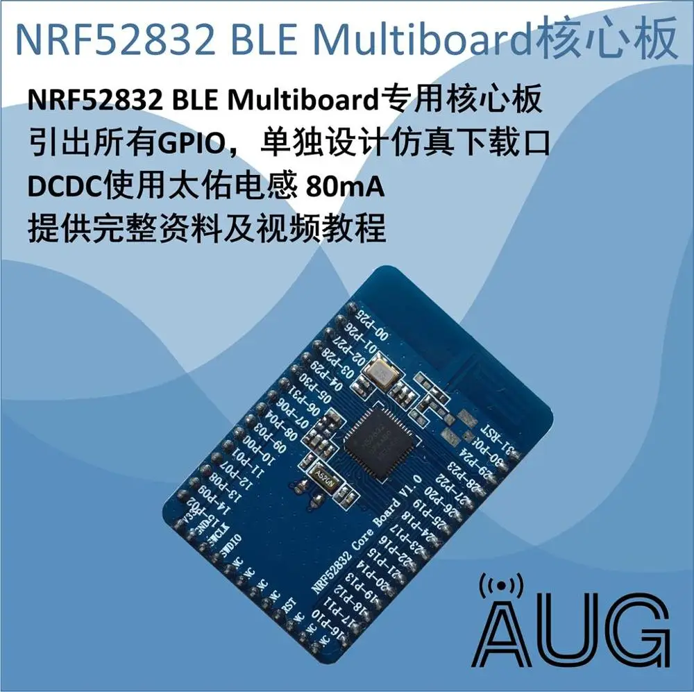 

Для BLE MultiBoard выделенный NRF52832 core board NORDIC BLE strong support