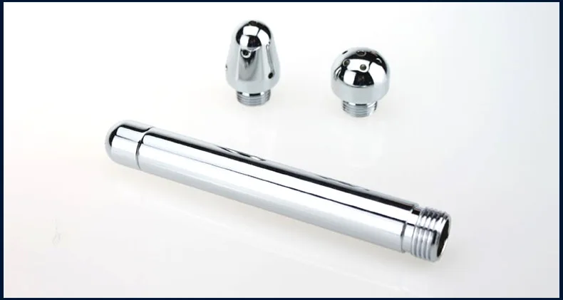 Металлическая Анальная пробка душевая клизма насадка для воды 3 насадки клизмы