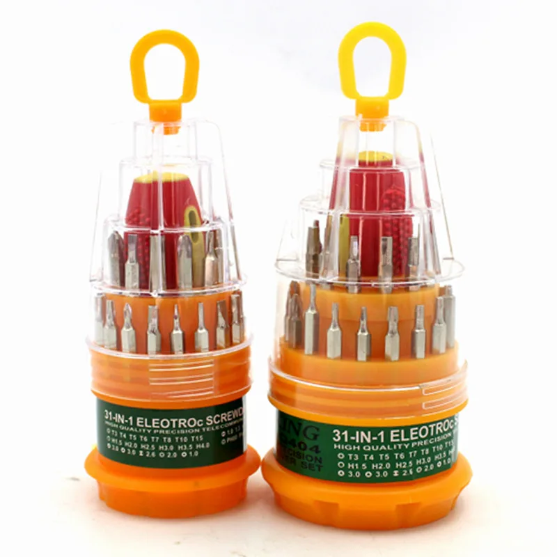 31 шт. в 1 Многофункциональный Мини Отвёртки биты ремонт Инструменты комплект